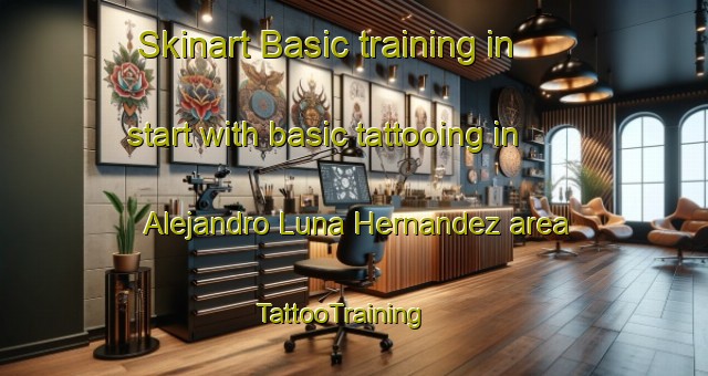 Skinart Basic training in start with basic tattooing in Alejandro Luna Hernandez area | TattooTraining | TattooClasses | SkinartTraining - Mexico