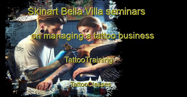 Skinart Bella Villa seminars on managing a tattoo business | TattooTraining | TattooClasses | SkinartTraining - United States